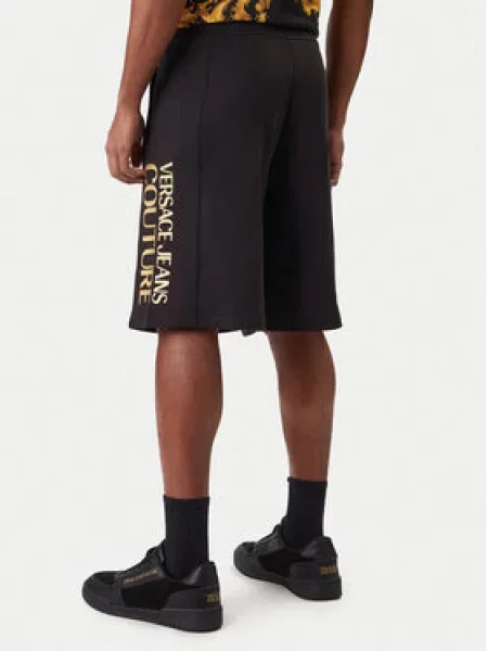 Versace Jeans Couture Nohavice zlatá čierna