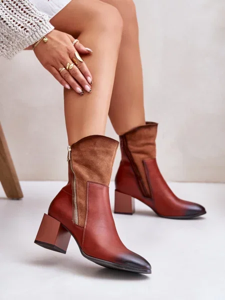 Čevlji do gležnjev Boto rdeča