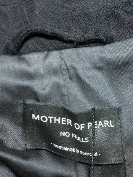 Sacou Mother Of Pearl cu perle negru