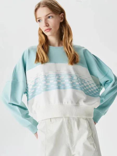 Світшот Lacoste блакитний