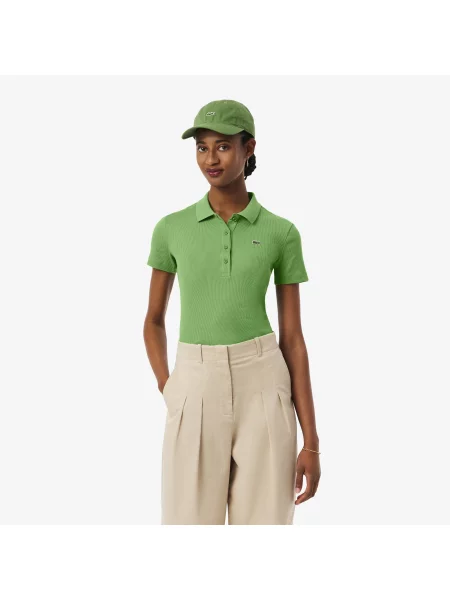 Lacoste Koszulka Polo Slim Fit zielona
