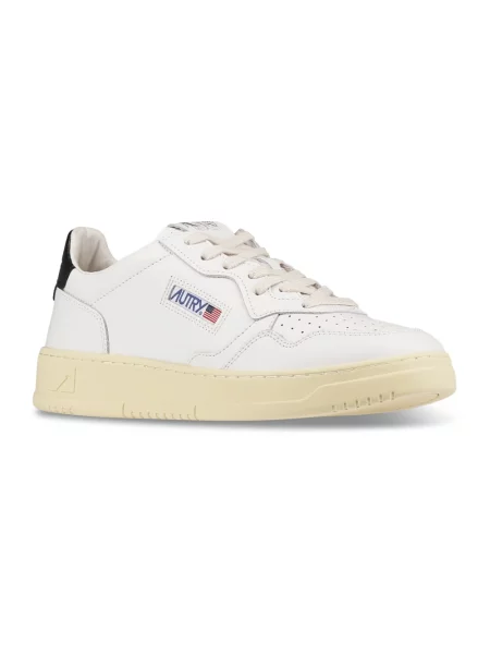 Sneakers Autry Medalist Low Man Leat/ Leat Wht/ Black EUR 42 białe