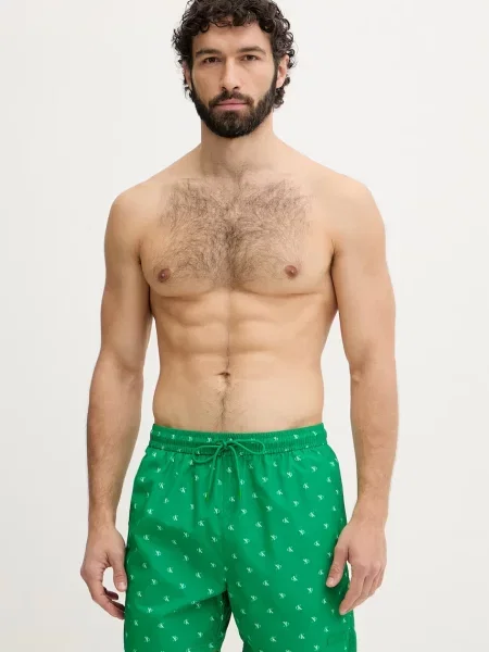 Calvin Klein σορτς μαγιό ανδρικά πράσινο