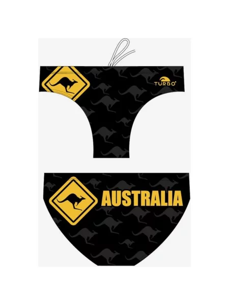 Kąpielówki Turbo Australia Kangaroo Signal M czarne