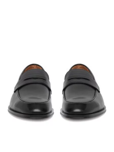 GINO ROSSI Loaferke črna