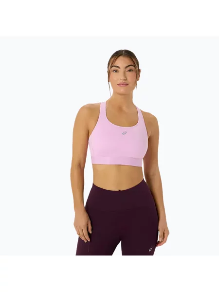 Спортен сутиен ASICS Road Compression hazy lilac розово