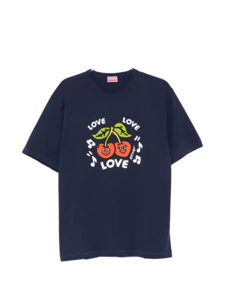Tricou Kenzo cu imagine albastru
