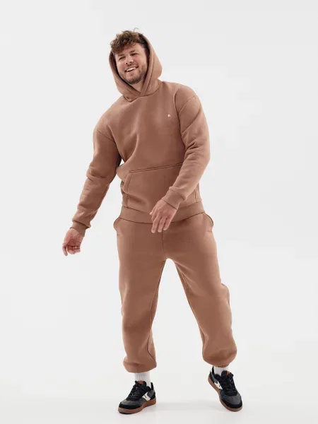 Спортивний костюм Kindamor бавовна/поліестер коричневий