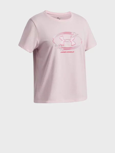 Дитяча футболка Under Armour рожева