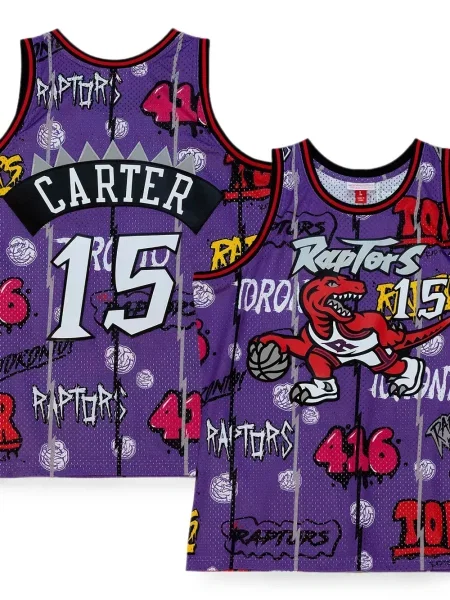 Vestă Mitchell & Ness violet