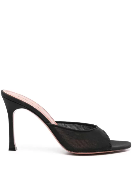 Papuci tip mules Amina Muaddi negru