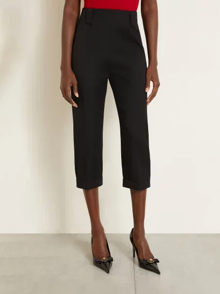 Versace Spodnie schwarz czarne