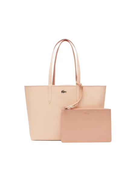 Shopperka Lacoste beżowa