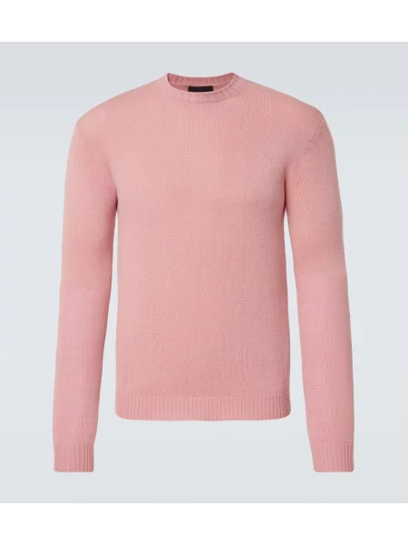 Pulover Prada din cașmir roz