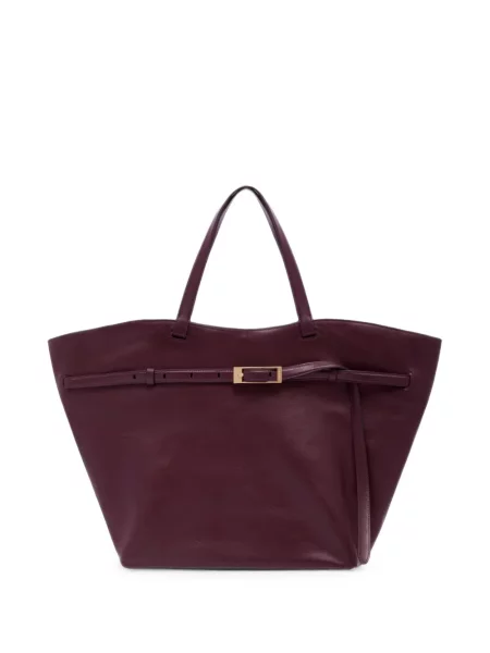 Geantă shopper Anine Bing din piele roșu