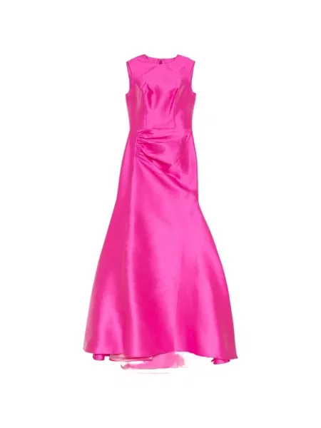 Rochie Isabel Sanchis cu volane roz