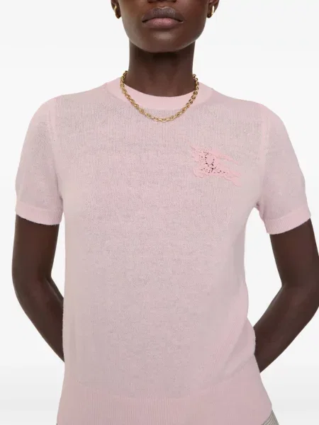 Top Burberry de lână roz