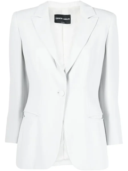 Jednořadé sako Giorgio Armani Pre-owned modré