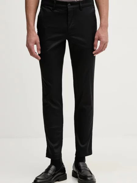 BOSS pantaloni chinos pentru bărbați negru