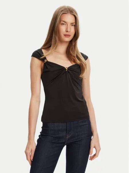 Marciano Guess Τοπ Regular Fit μαύρο