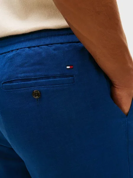 Льняные брюки Tommy Hilfiger синие