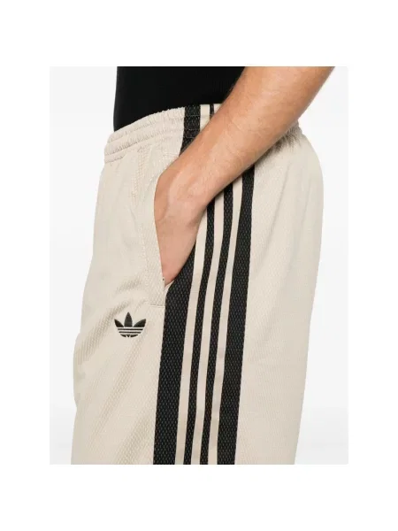 Adidas Originals spodnie dresowe brązowe