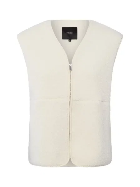 Someday kamizelka z pluszowego futra Uliv Kobiety Sztuczne włókno jednolity 36 biały