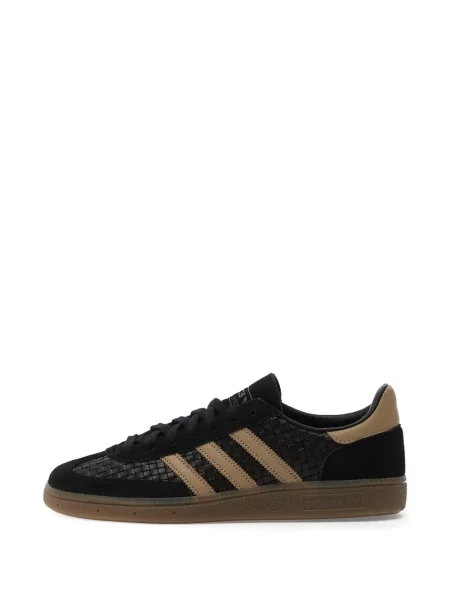 Tricou Adidas din fleece cu dungi scurt albastru