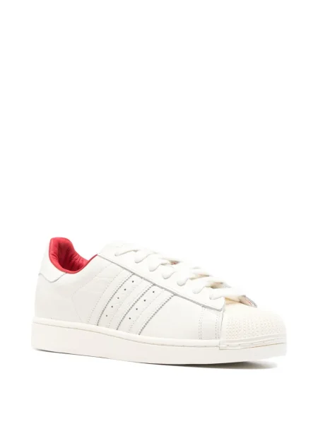 Sneakerși Adidas Superstar plisate alb
