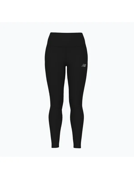 Női futó leggings New Balance Harmony High Rise fekete. Méret: L fekete