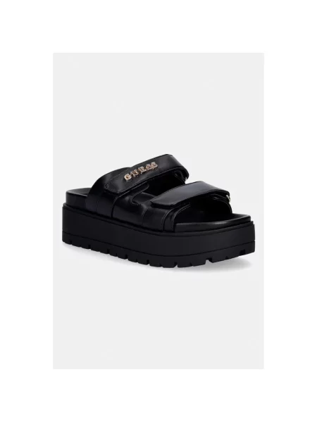 Guess klapki FAXON czarne