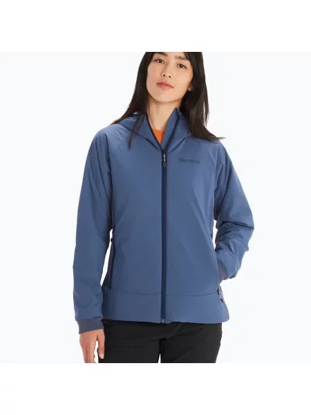 Marmot Novus Lt Hybrid Hoody bunda modrá
