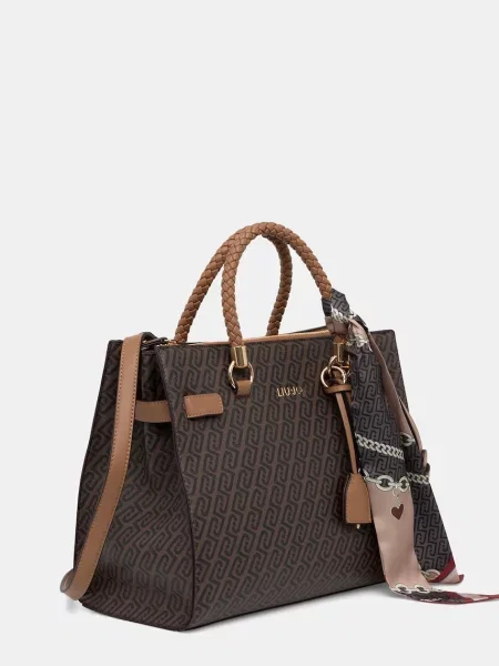 Geantă shopper Liu Jo din piele maro