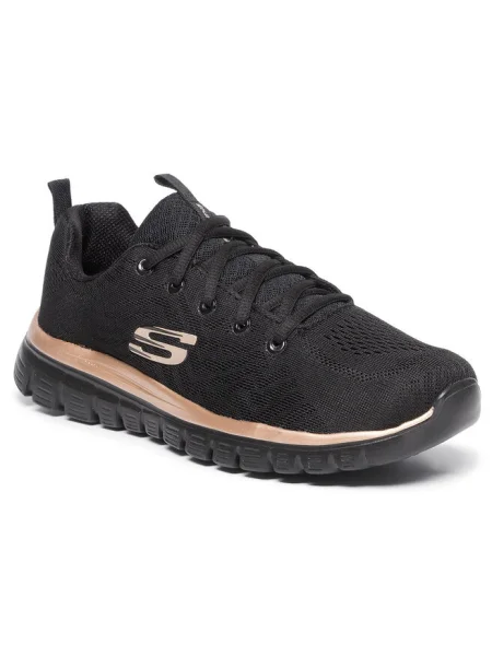 Sneakerși Skechers negru