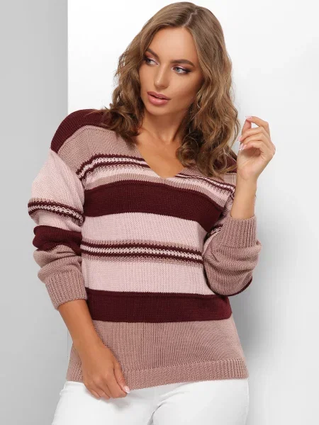 Джемпер MarSe вовна/акрил бордовий