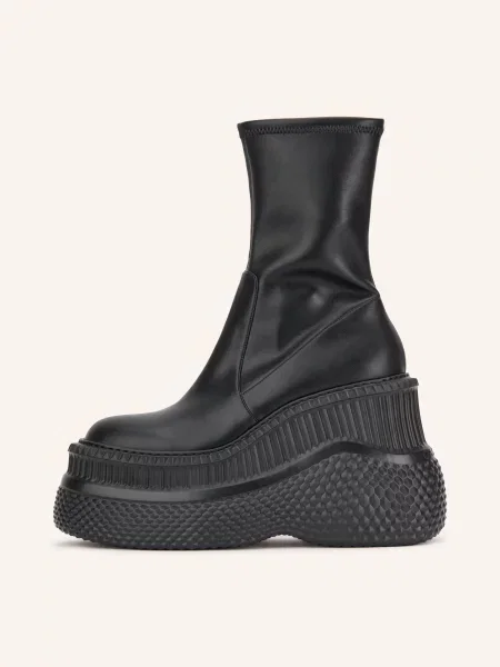 Casadei Boots S Platformou černá
