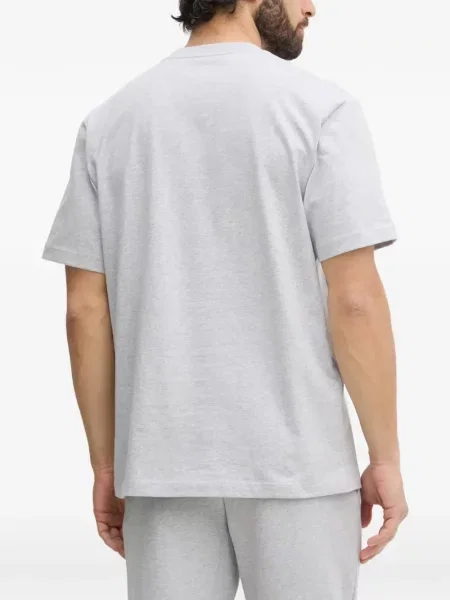 Tricou Lacoste cu autograf gri