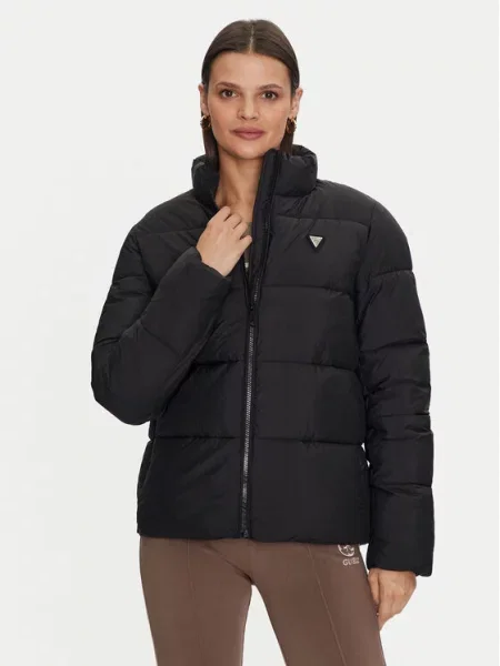 Μπουφάν πουπουλένιο Guess μαύρο