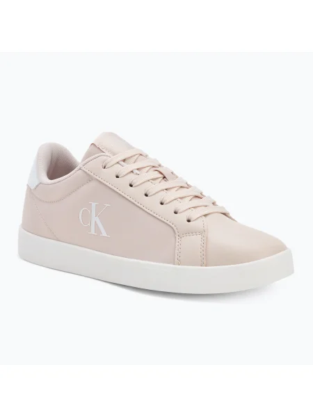 Női cipő Calvin Klein 3 Cupsole Laceup PU MG crystal grey/lily white 3 Cupsole Laceup PU MG fehér