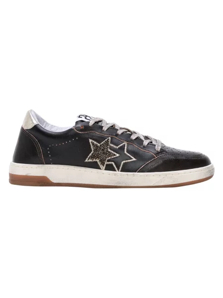 Sneakersy 2star skórzane czarne