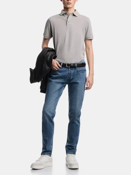 Поло Emporio Armani сірий
