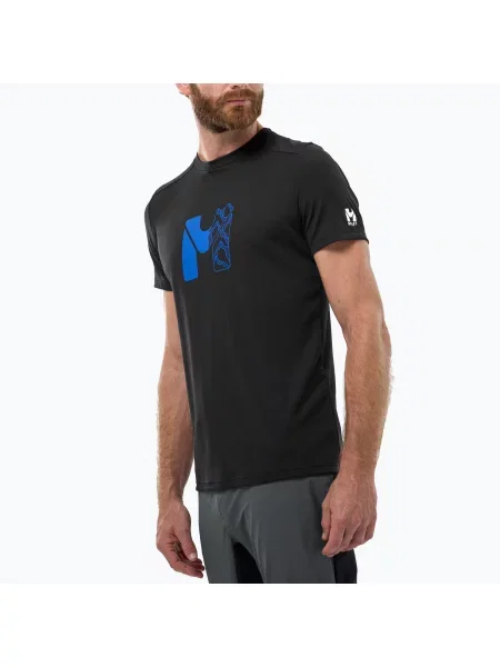 Мъжка тениска Millet Kamet Map SS black черно