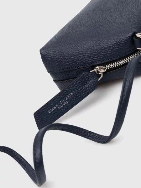 Torebka crossbody Gianni Chiarini skórzana niebieska