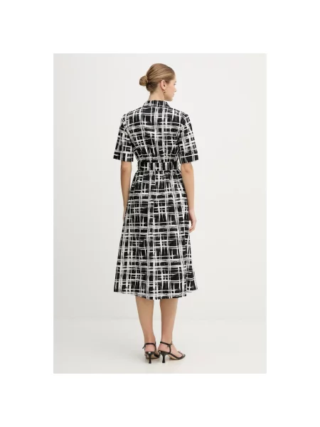 Sukienka koszulowa Dkny w kratę