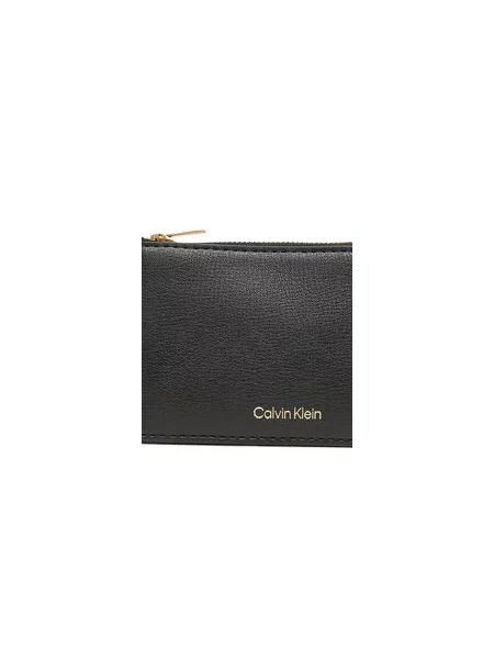 Wallet Calvin Klein Foil Logo Top Cardcase Black Universal črna