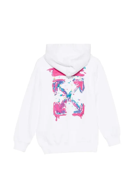 Bluza z kapturem dziecięca Off-white biała
