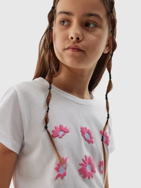 Tricou copii 4f alb