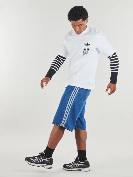 Adidas Pantaloni scurți de blugi adicolor Firebird albastru