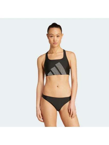 ADIDAS PERFORMANCE Športne bikini Big Bars črna bela