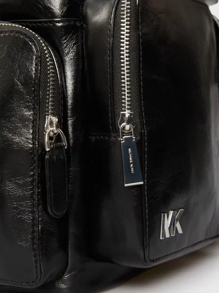 Кожаный рюкзак Michael Kors черный